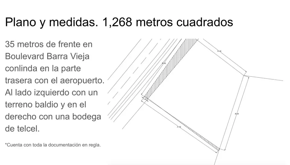 Foto 6 de 9: Terreno en renta – Ubicación privilegiada en Boulevard Barra Vieja
