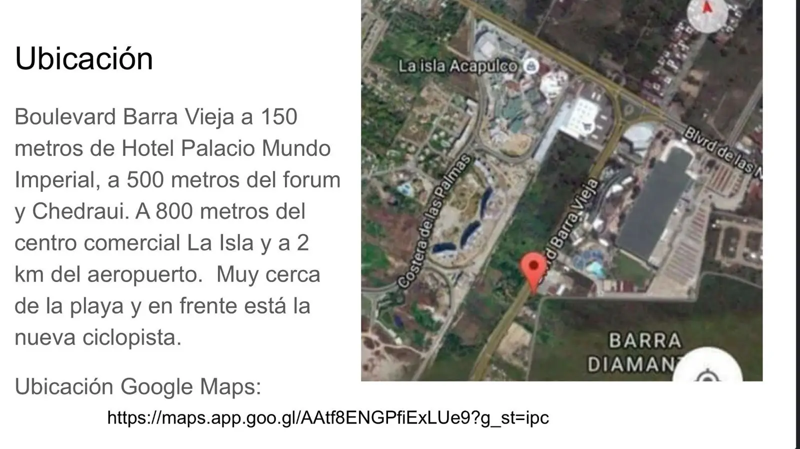 Foto 7 de 9: Terreno en renta – Ubicación privilegiada en Boulevard Barra Vieja