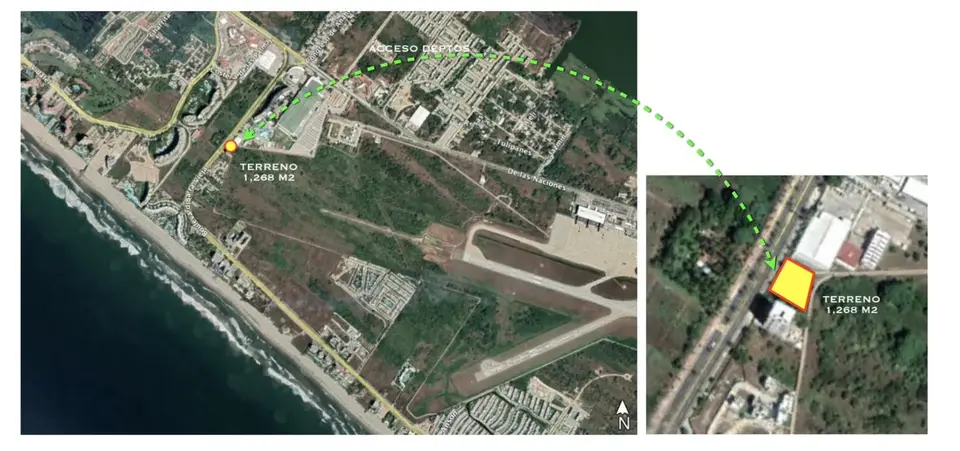 Foto 8 de 9: Terreno en renta – Ubicación privilegiada en Boulevard Barra Vieja