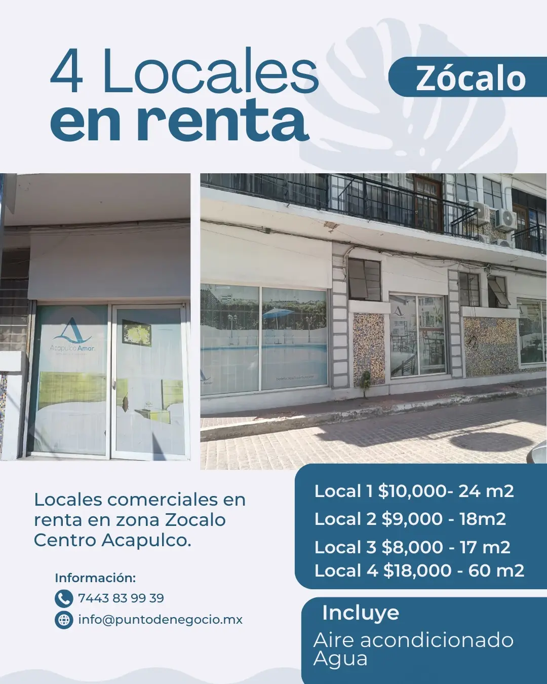 Foto 1 de 1: ✨ LOCALES COMERCIALES EN ZONA ZÓCALO – ACAPULCO ✨